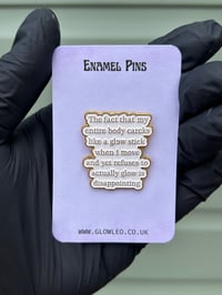 Glow Stick Enamel Pin