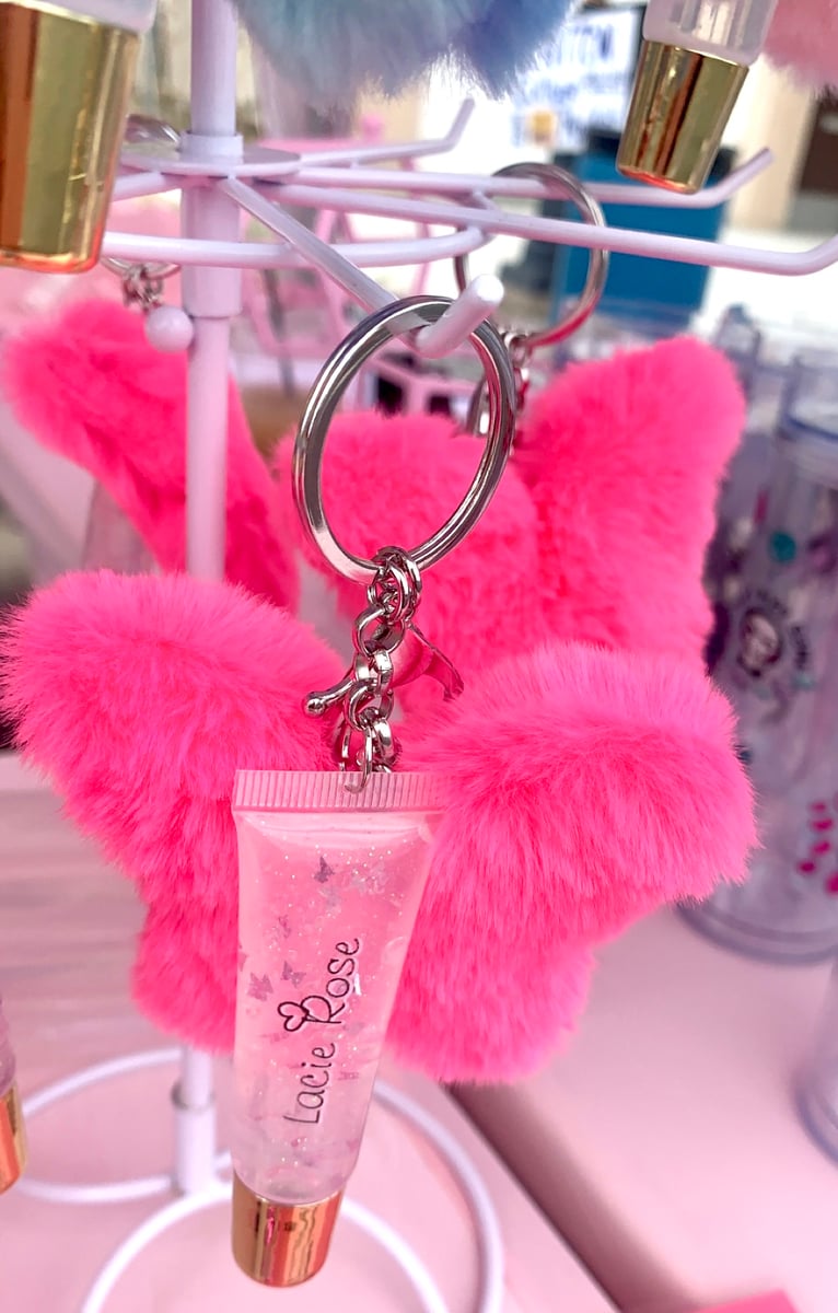 Puff Ball, Mint Lip Gloss Keychain – Beauty By Ellie