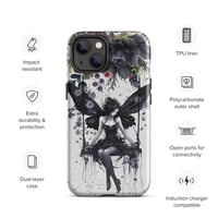 Image 23 of Gothic Inspired Dark Fairy and Flowers Tough Case for iPhone®