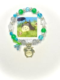 Image 1 of My Neighbor Totoro inspired bracelet! 