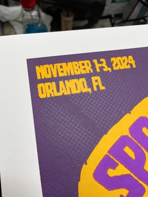 SPOOKY EMPIRE EVENT POSTER ORLANDO 11/2024 