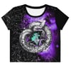 SNAKE - All-Over Print Crop Tee