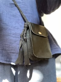 Image 4 of Large hand dyed shoulder pouch