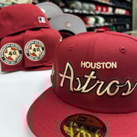 Image 2 of New Era 59Fifty Brick Red 