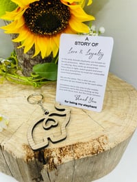 Image 3 of Elephant Friendship Keyring