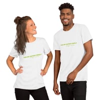Image 1 of Officially licensed demon family back design green Unisex t-shirt