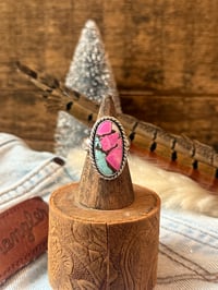 Image 1 of Cotton Candy Dahlia Ring