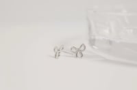 Image 3 of Bow Stud Earrings | Waterproof