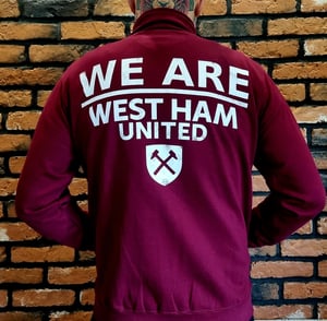 Image of Booze & Glory West Ham Till I Die tracksuit jumper