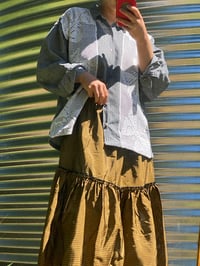 Image 2 of DROP SKIRT - gold