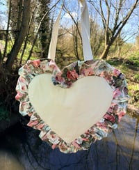 Image 1 of Vintage Rose Heart Bag ❤️🥀
