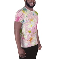 Image 1 of Pink Widows Relaxed Fit Athletic T-shirt