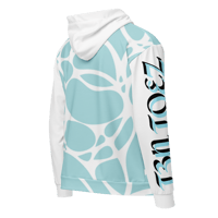 Image 2 of AQUA SPLASH ZIP UP HOODIE
