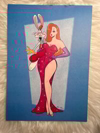 Image 2 of Jessica And Roger Rabbit Print
