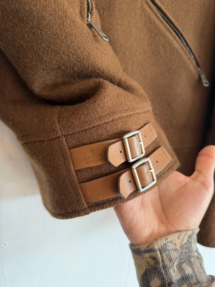 Image of Gucci Wool Riders Jacket