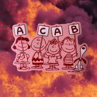 ACAB peanuts sticker