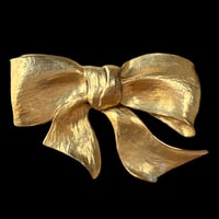 Image 1 of Christopher Ross Gold Bow Belt Buckle