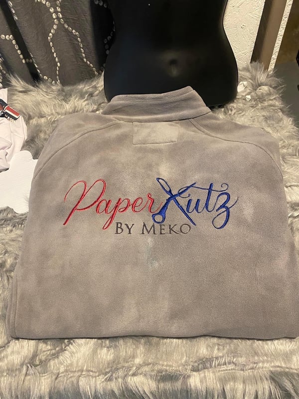 Image of Customized Embroidered Fleece Jacket