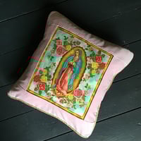 Image 3 of Virgin of Guadalupe panel cushion cover