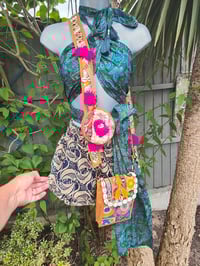 Image 5 of MYLA Tassel Top greens and blues