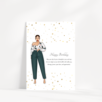 Image 3 of Happy Birthday Girl Birthday card