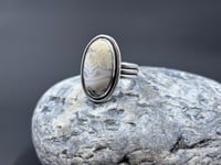 Image 1 of Ocean Jasper Statement Ring (size 8.5) v4