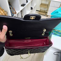 Image 6 of Classic Black Quilted Purse