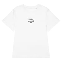 Image 1 of THE CASUAL COOL GIRL T - LUCKY IS A MINDSET 