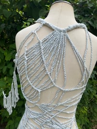 Image 3 of Abstract  String Crochet Coverup 