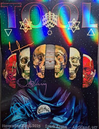 Image 1 of TOOL POSTER - BAND SIGNED - JUPITER 