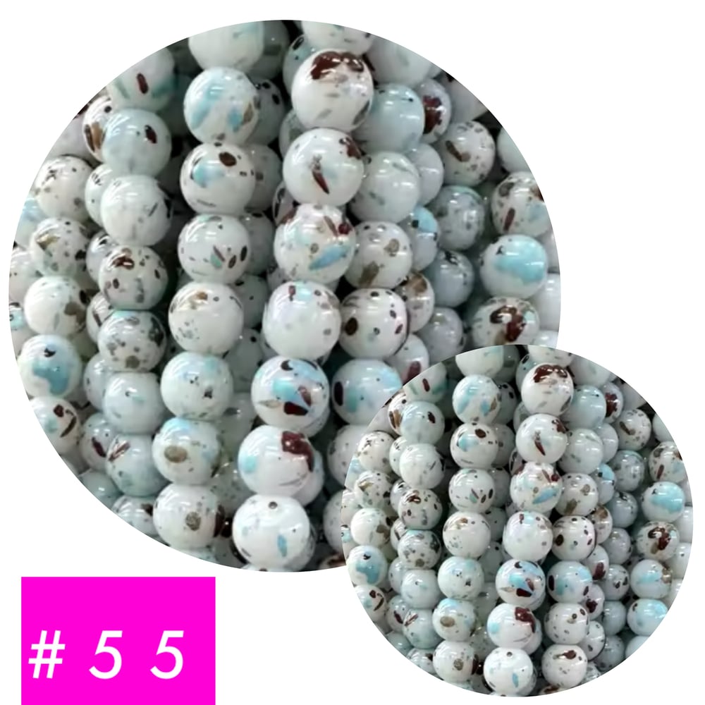 Image of Bead Paint Splatter  #55