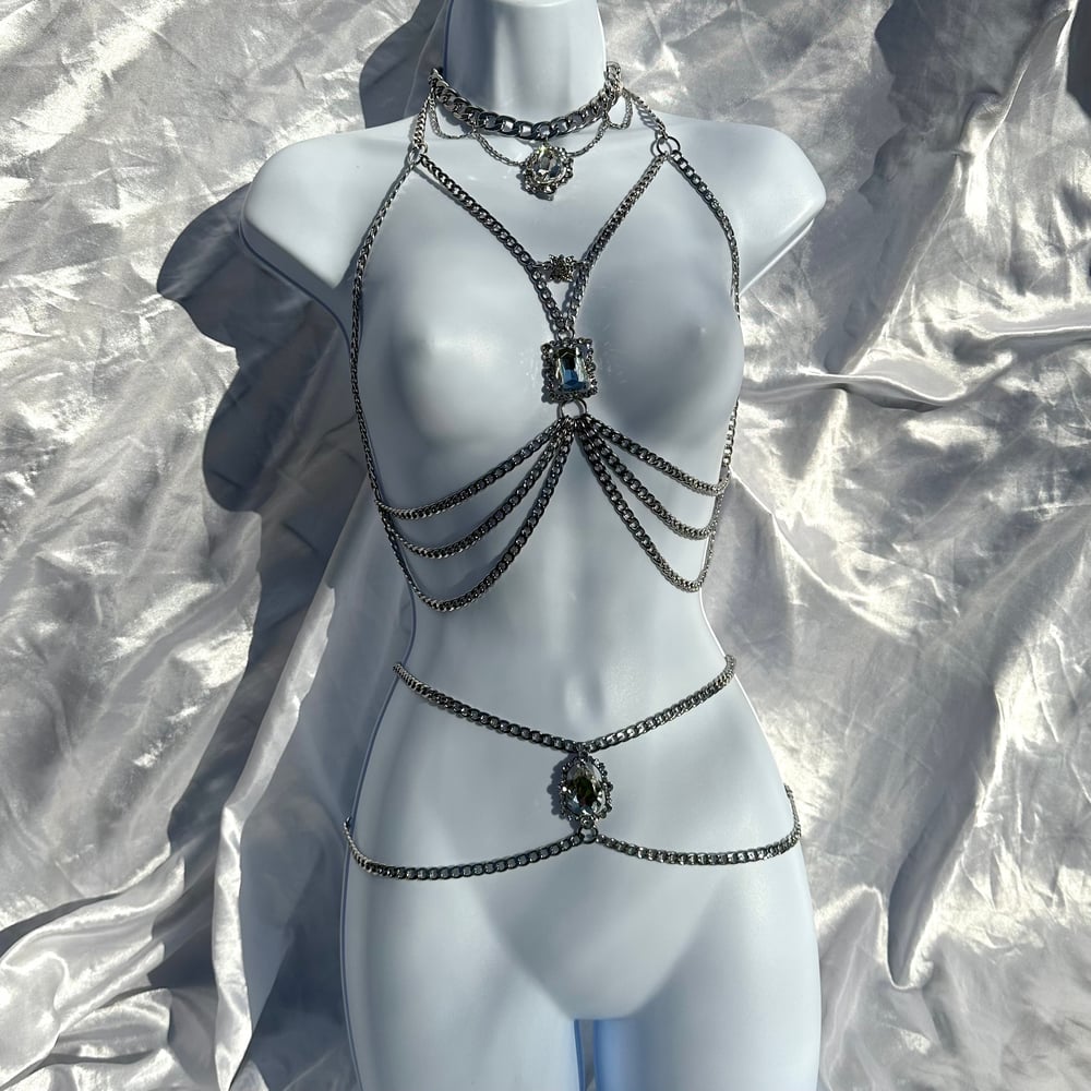 Image of Chance Chain Harness set- clear 