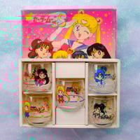 Image 1 of Sailor Moon S Vintage Mini Glass (5 Piece Set)
