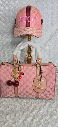 Image 1 of Pink Gorg girl dr bag w/ hat