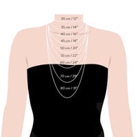 Image 3 of Pink/White Tulip necklace