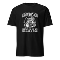 Image 1 of Balls & A Beard Biker T-Shirt