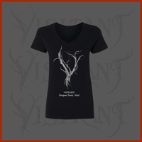 Visitant - "V Emblem" Women's V Neck Shirt