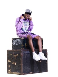 Image 1 of LOAMAI PROJECT HOODIE PURPLE HOODIE ONLY