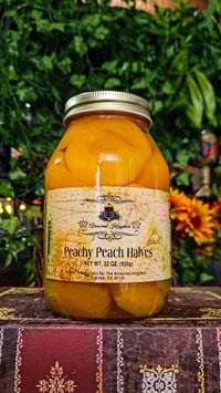 Image 1 of 👑The Armored Kingdom Premium Peachy Peach Halves (32oz)-Peeled & Pitted-Ready to Eat-Healthy