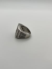 Image 2 of 925 Silver Cross Ring