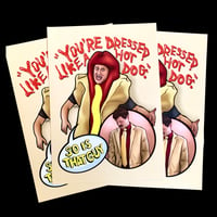 Hotdog Tim Robinson Emetic Art Print