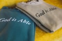 “God is Able” Vintage sweater.