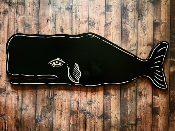 Image of Whale Woodcut 1