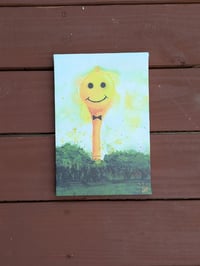 Image 2 of Mr. Smiley Canvas Print - 8x12