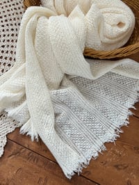 Image 1 of Cream Knit Wrap