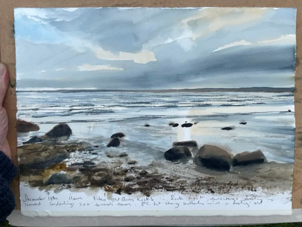 Image of Filey Bay, 11th December