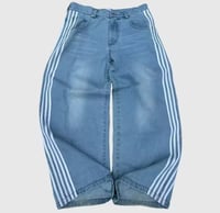 Image 2 of side-stitched baggy jeans