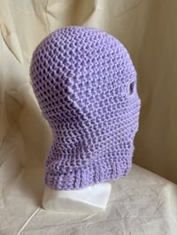 Image 2 of Lilac Face Balaclava