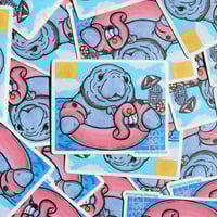 “Biscuit” matte 3” sticker