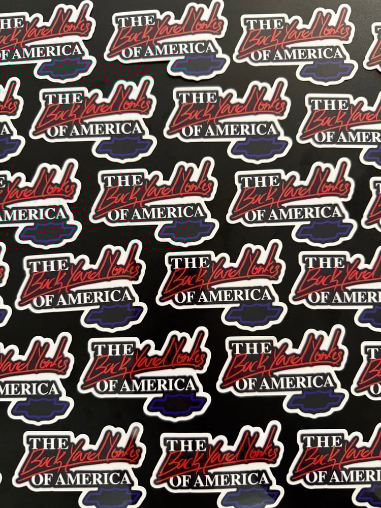 The BackYardYonkes Of America Sticker